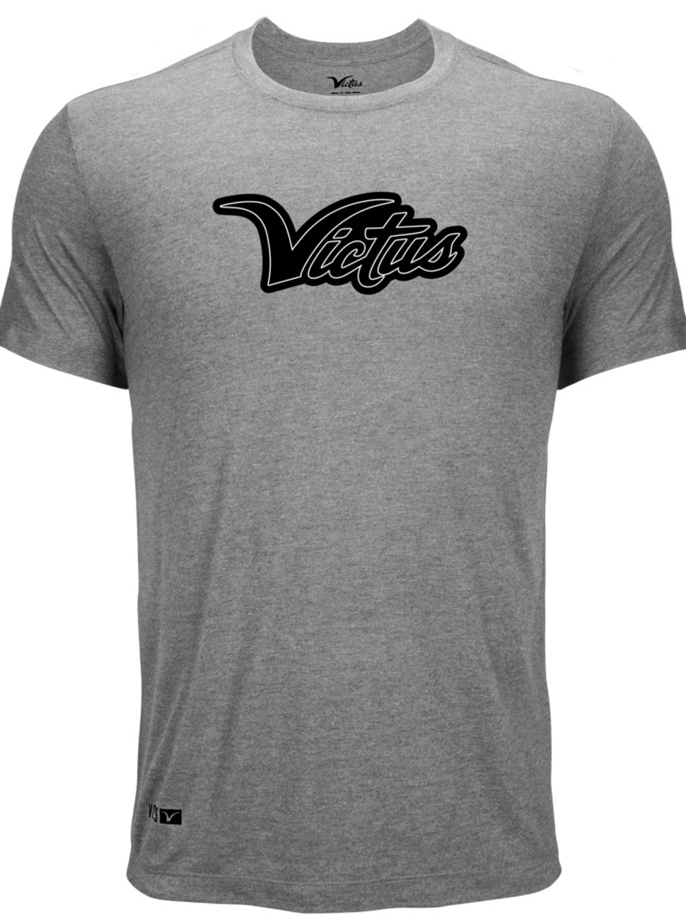Victus Men’s Gray Logo Crew Tee